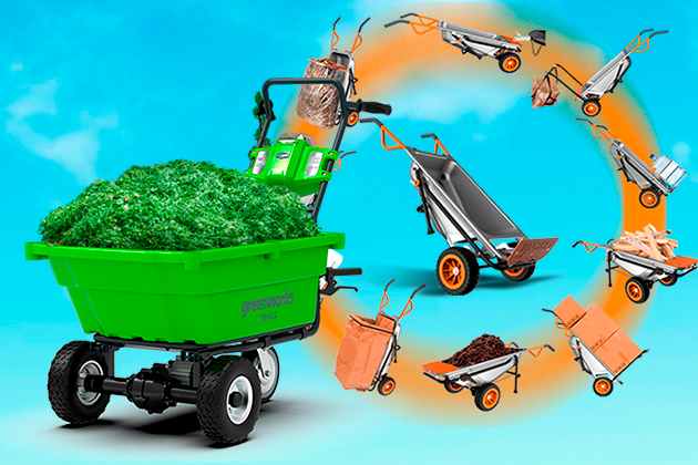 Садовые тележки